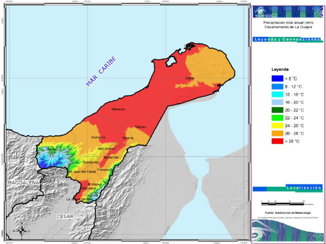 Clima De La Guajira Clima Departamento De La Guajira Colombia