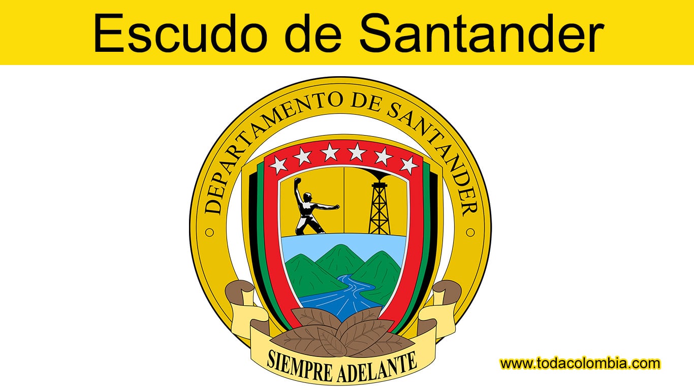 Escudo de Santander: Escudo Departamento de Santander Colombia